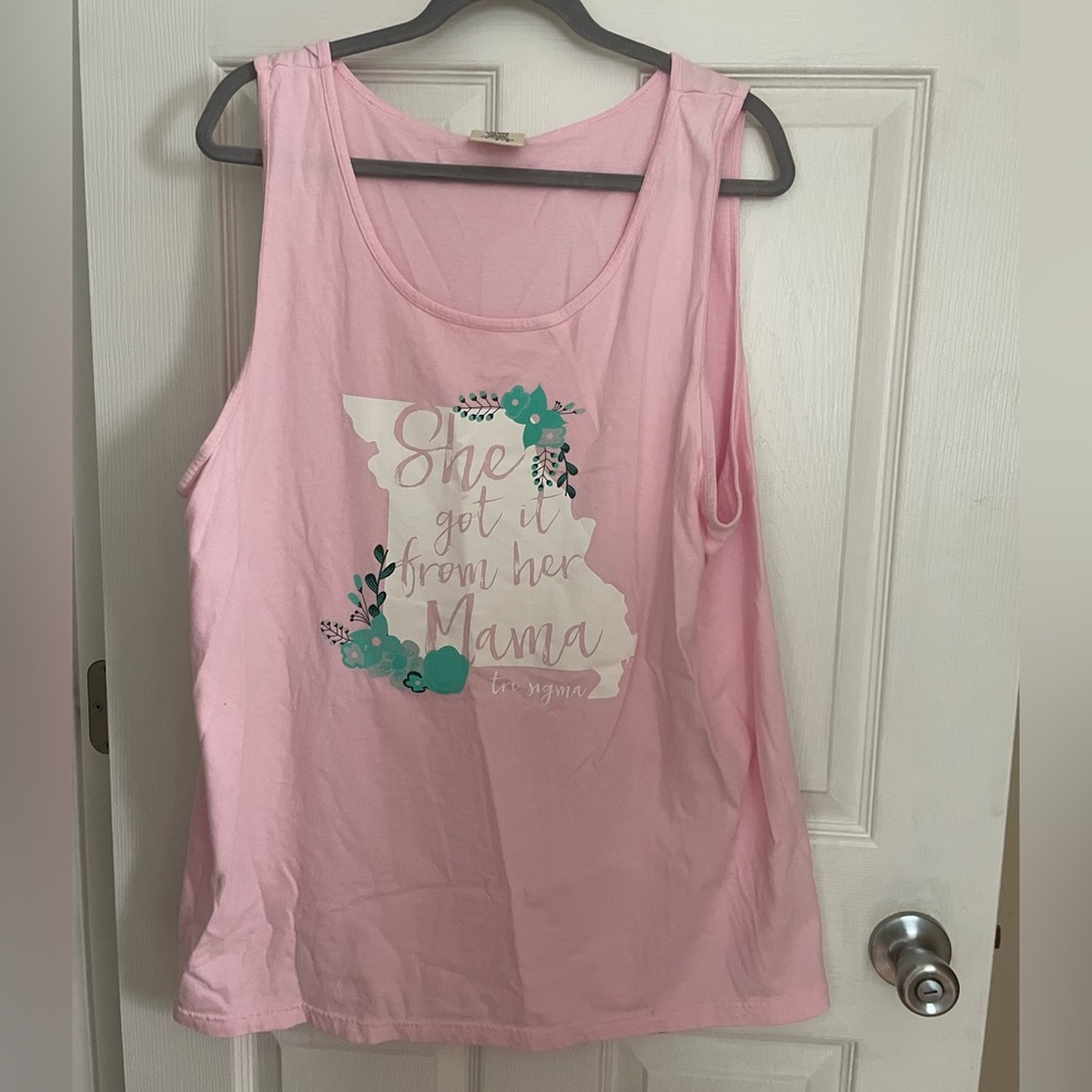 Oversized Tri Sigma Mom’s Day Tank